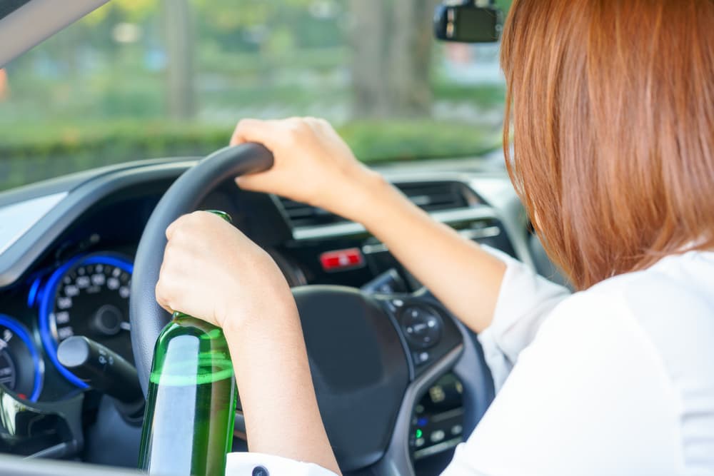 A teen drunk and driving
